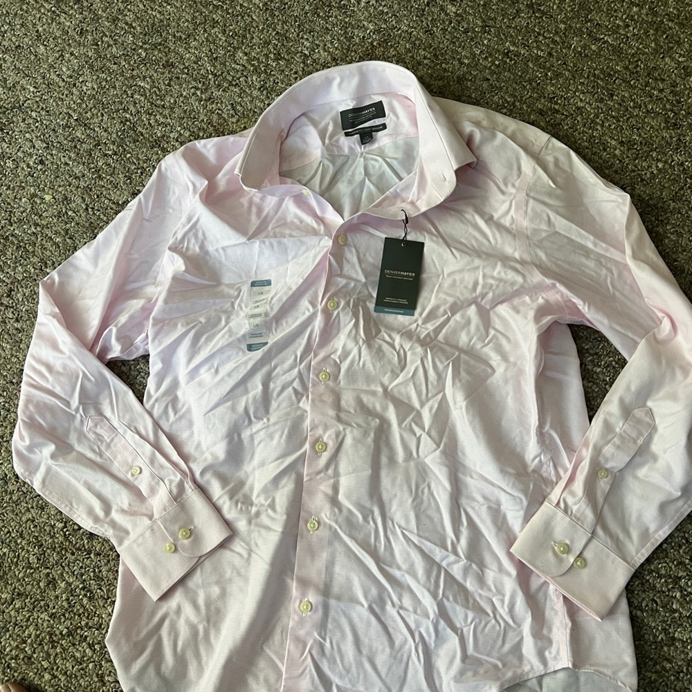 Denver Hayes Light Pink Dress Shirt